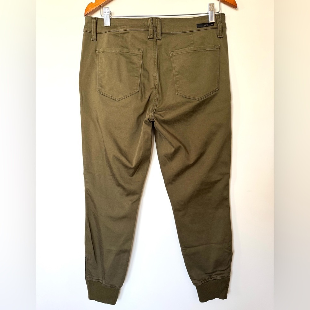 Level 99 Jolie Utility Jogger Pants in Olive Green 30 - Picture 5 of 9